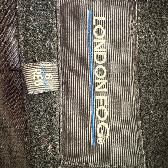 London Fog black wool/silk winter jacket - Picture 3 of 4